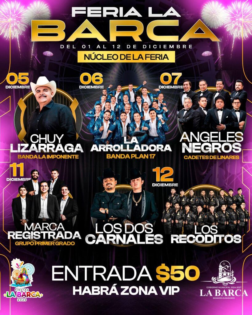 cartelera feria la barca 2026