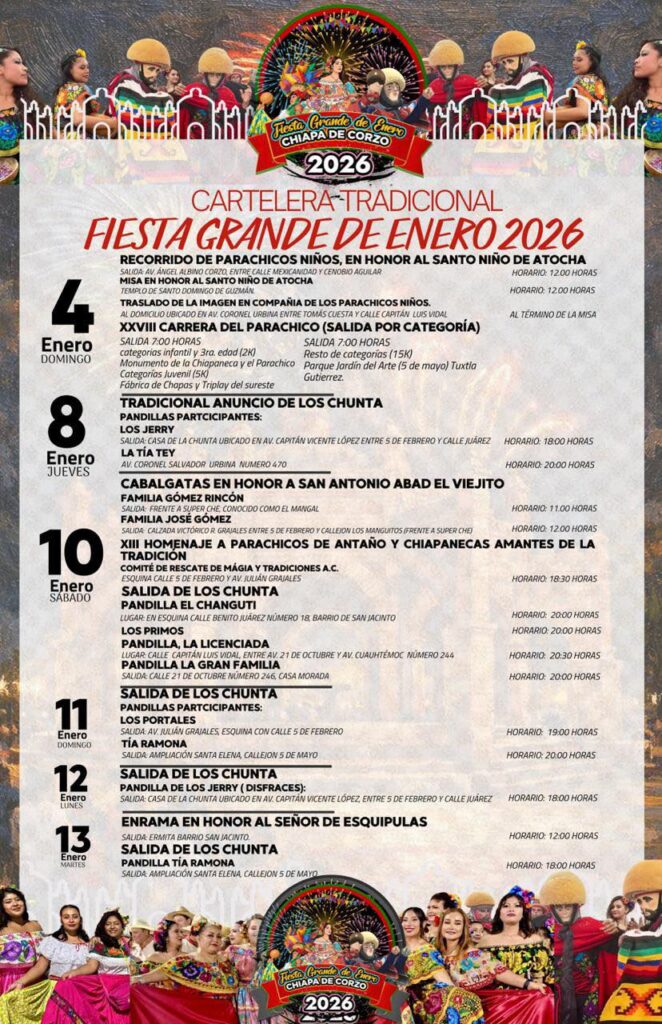 programa fiesta grande de enero 2026