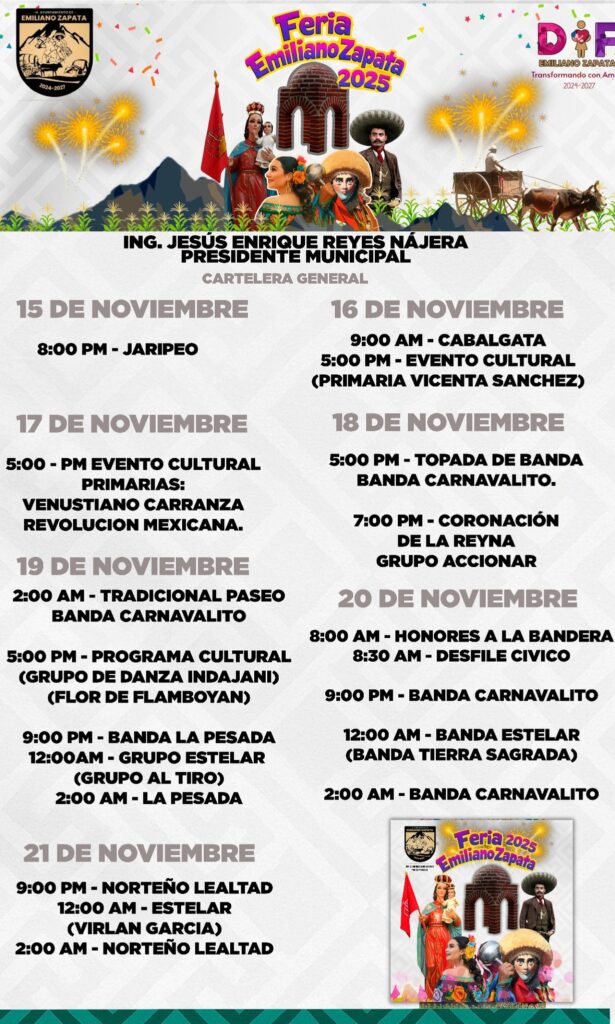 feria emiliano zapata chiapas 2025