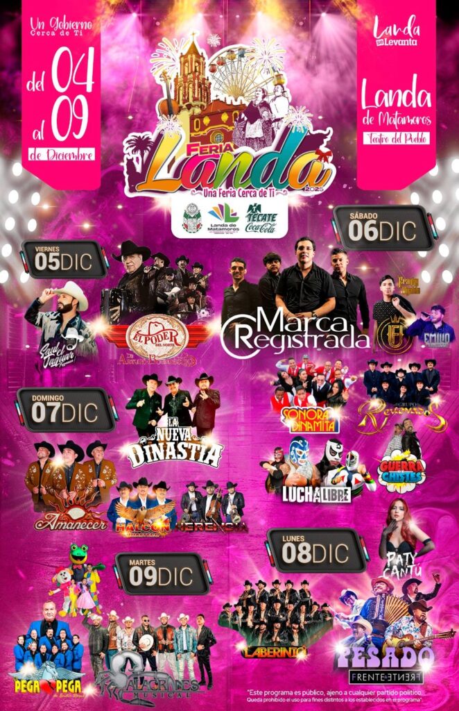 feria landa de matamoros 2025