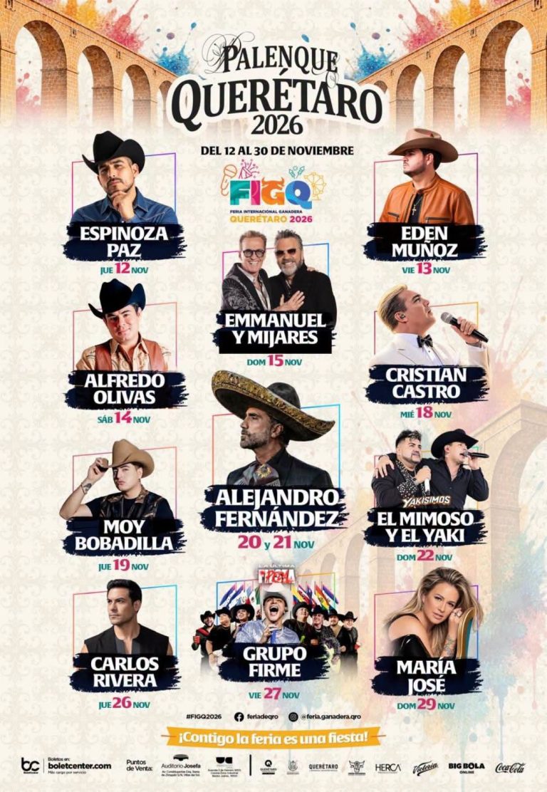 artistas palenque feria querétaro 2026