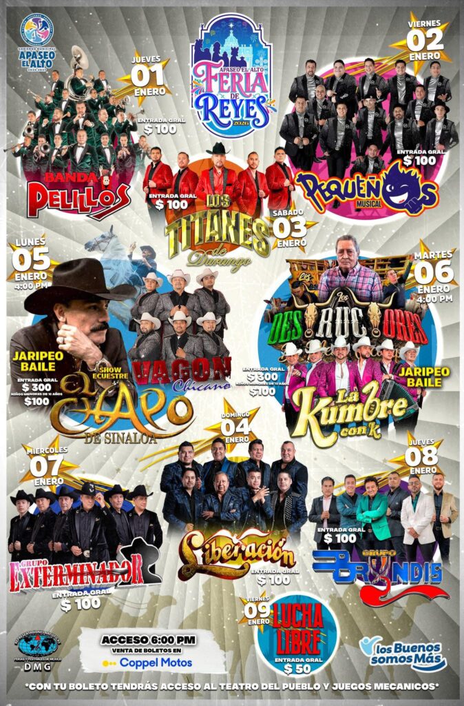 programa feria de reyes apaseo el alto 2026