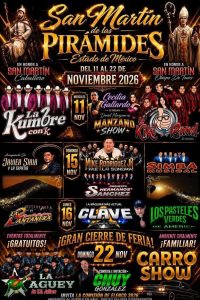 programa feria san martín de las pirámides 2026
