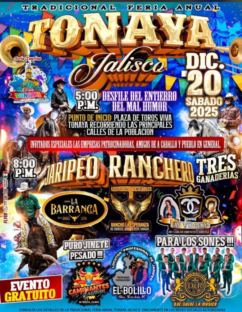 carteles feria tonaya 2025