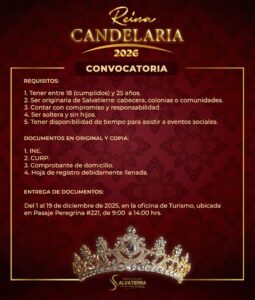 feria de la candelaria salvatierra 2026 reina
