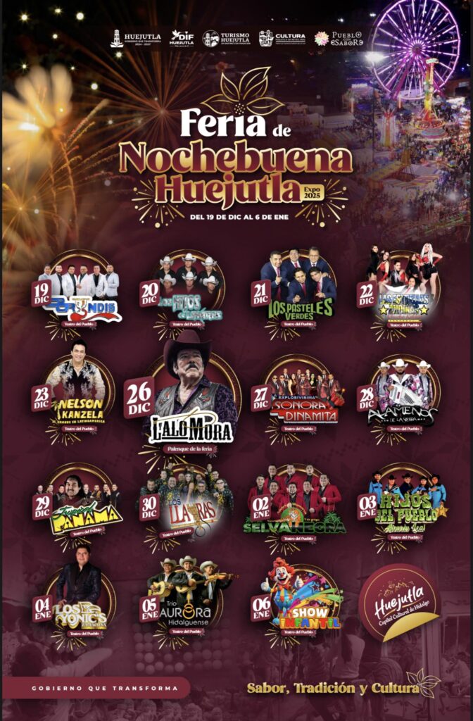 feria de nochebuena huejutla 2025