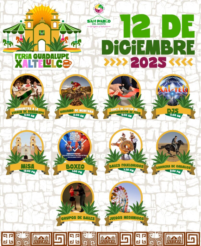 feria guadalupe xaltelulco 2025