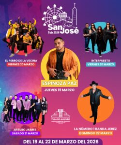 artistas feria san jose tula 2026