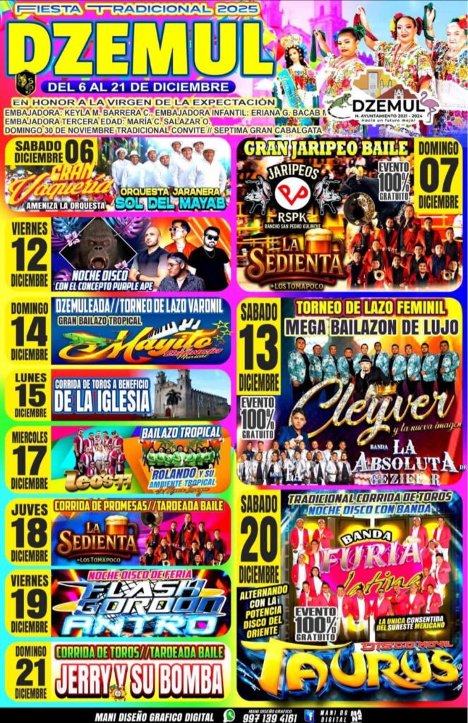 fiesta tradicional dzemul 2025