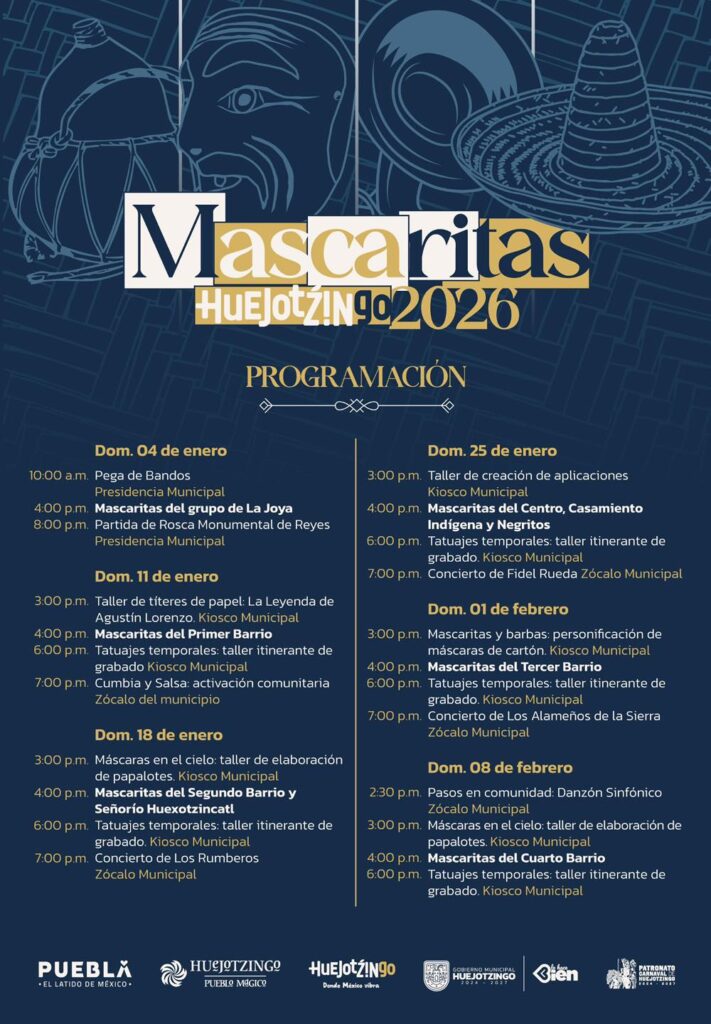 mascaritas huejotzingo 2026