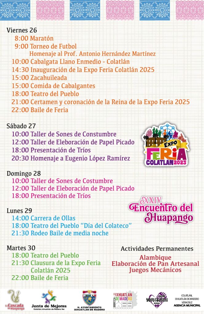 programa feria colatlán 2025