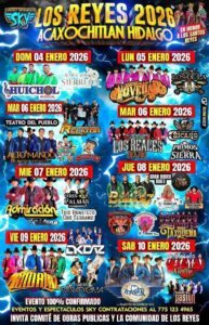 programa feria los reyes acaoxochitlán 2026