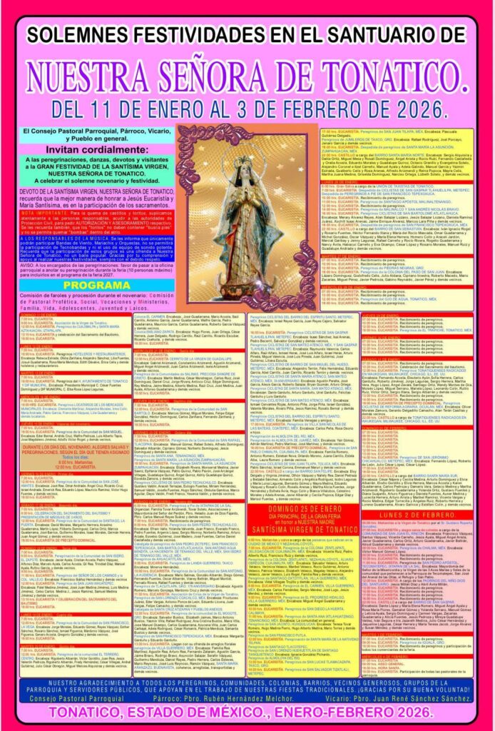 programa feria religioso feria tonatico 2026