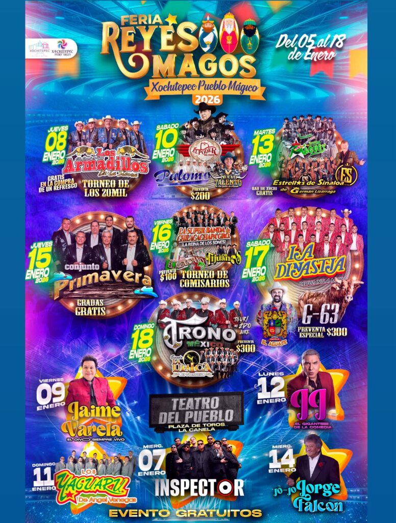 artistas feria xochitepec 2026