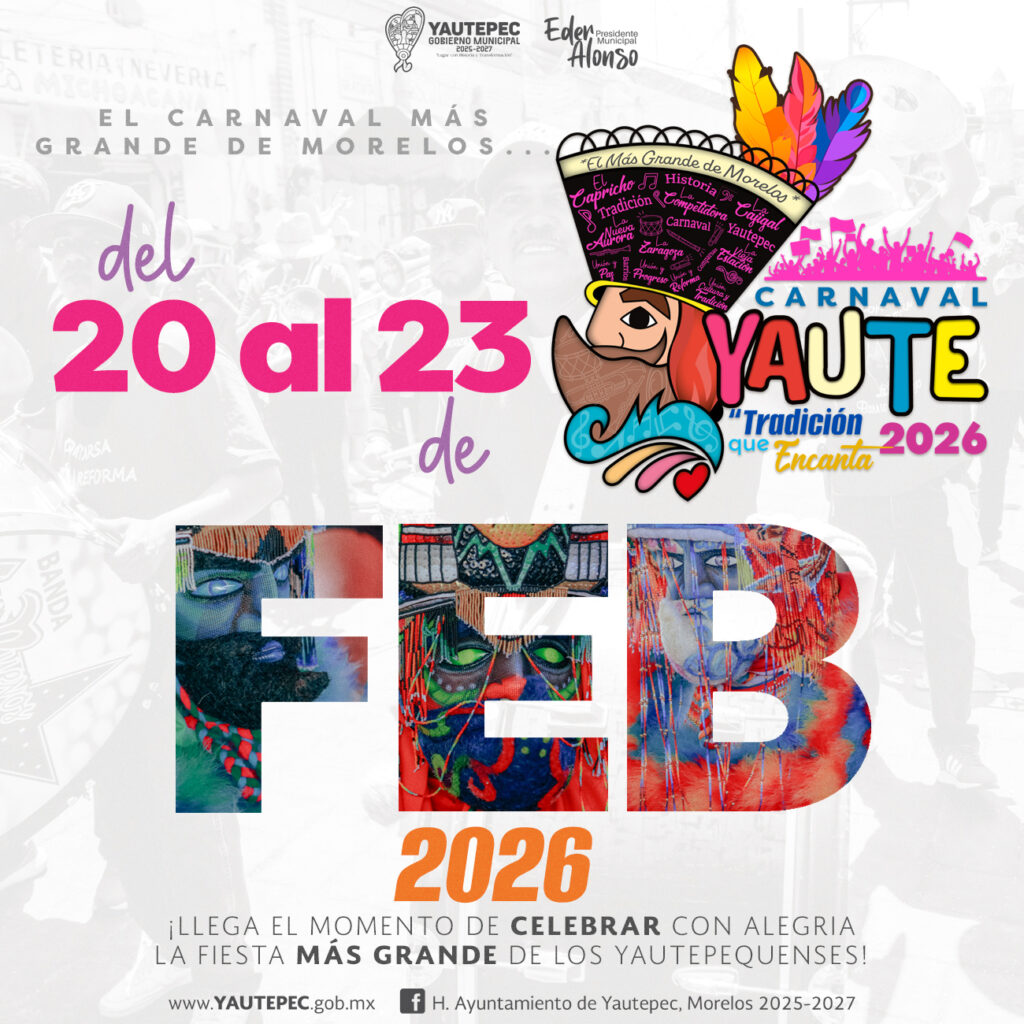 programa carnaval yautepec 2026