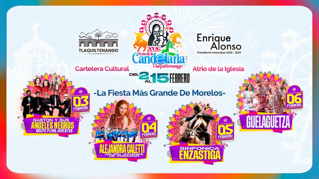 cartelera cultural feria tlaquiltenango 2026