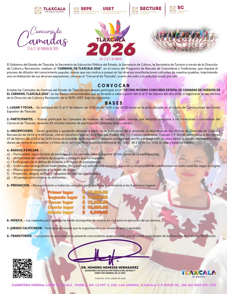 concurso de camadas carnaval tlaxcala 2026