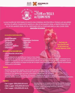 convocatoria la flor más bella del ejido 2026