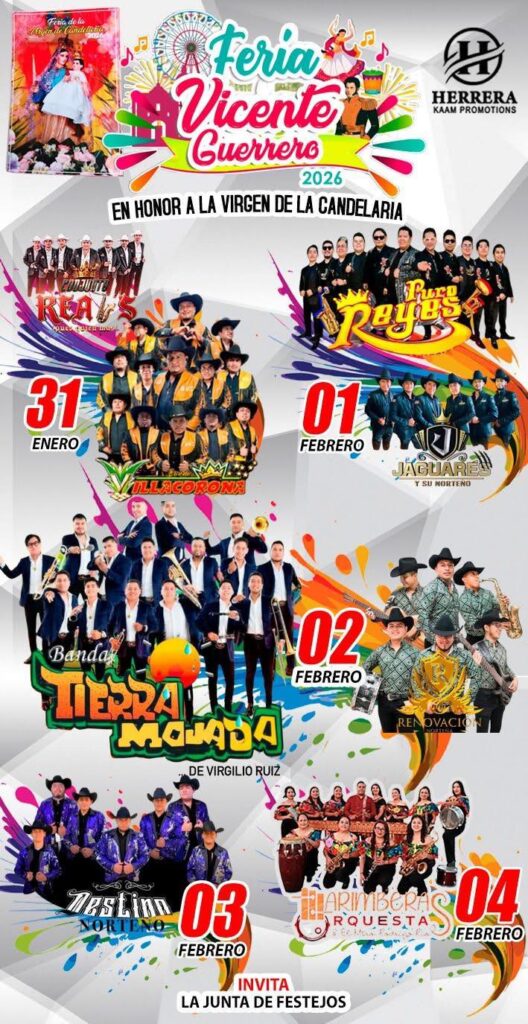 feria de la candelaria vicente guerrero 2026