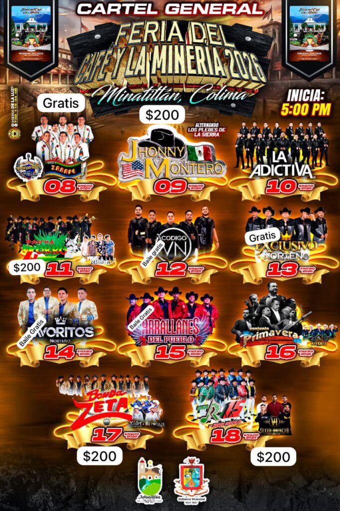 feria del café y la minería minatitlán 2026