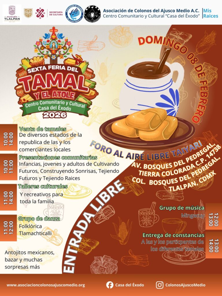 programa feria del tamal y el atole
