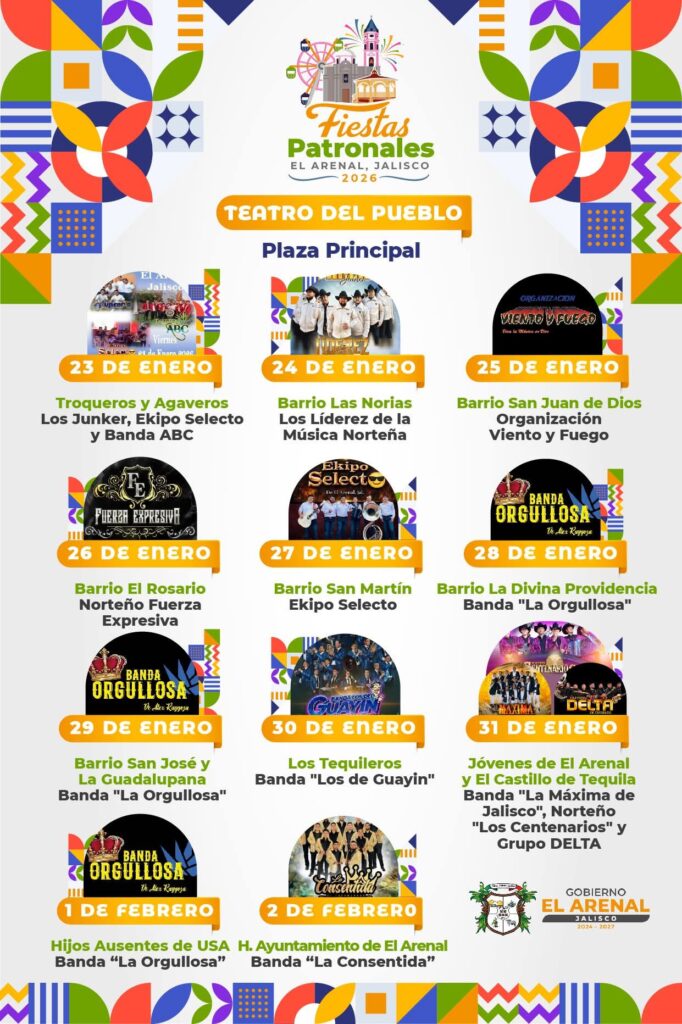 fiestas patronales el arenal 2026