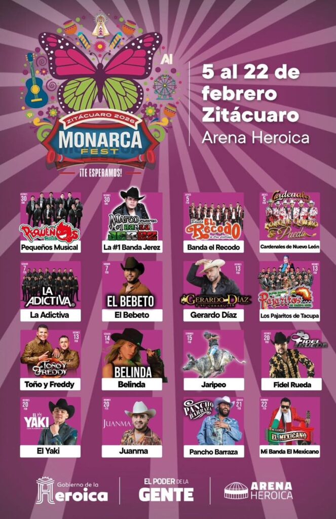 programa feria monarca fest 2026