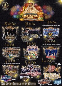 fiestas patronales quitupan 2026