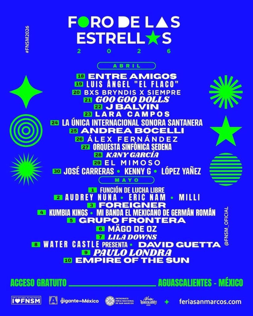 foro de las estrellas feria san marcos 2026