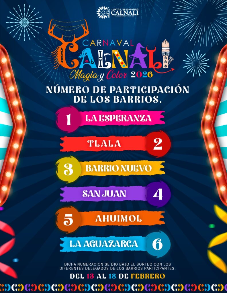 participación carnaval calnali