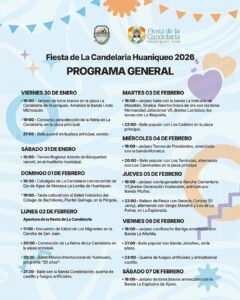 programa feria huaniqueo 2026