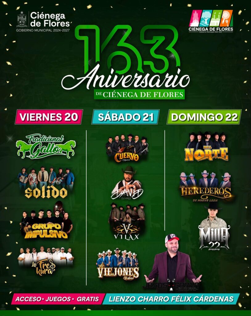 aniversario ciénga de flores 2026