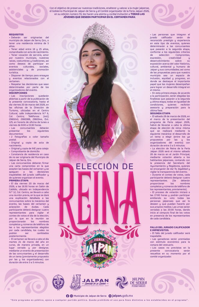 convocatoria reina feria jalpan 2026