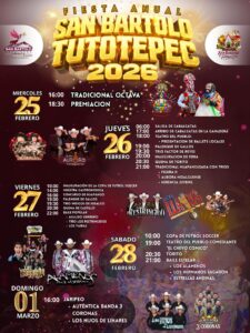 feria san bartolo tutotepec 2026