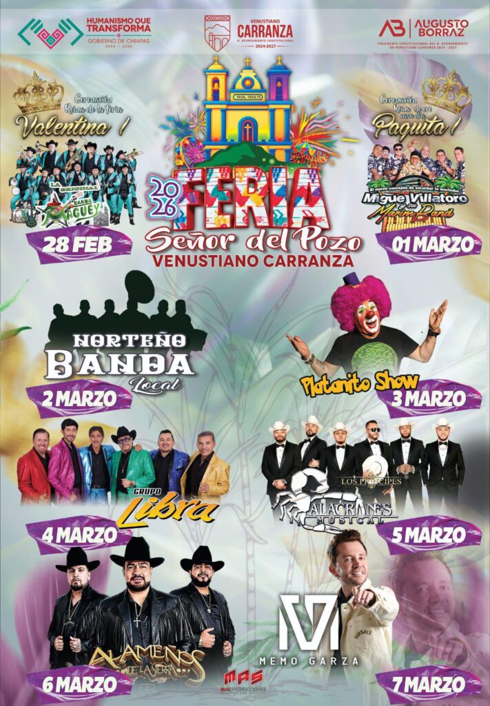 feria señor del pozo venustiano carranza 2026