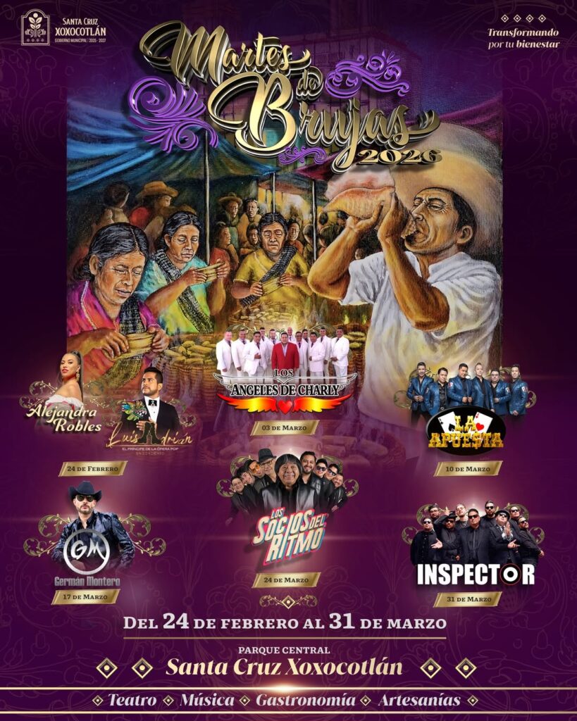 martes de brujas santa cruz xoxocotlan 2026