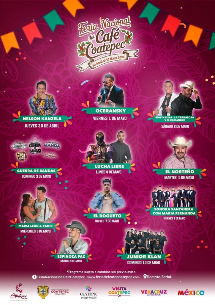 programa feria del café coatepec 2026