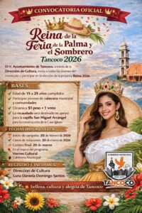 convocatoria reina feria tancoco 2026