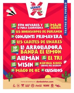 artistas feria juárez 2026