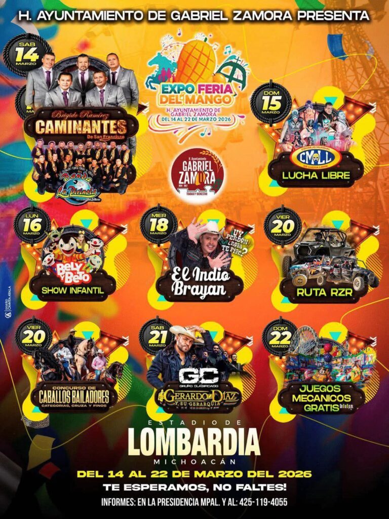 feria del mango gabriel zamora 2026