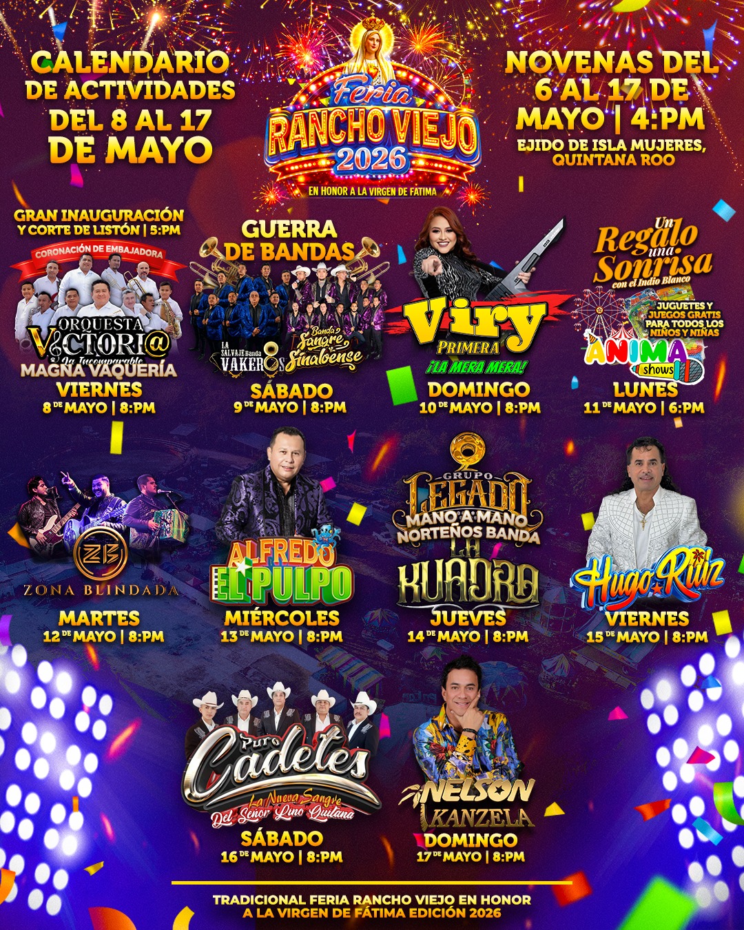 feria rancho nuevo 2026 quintana roo