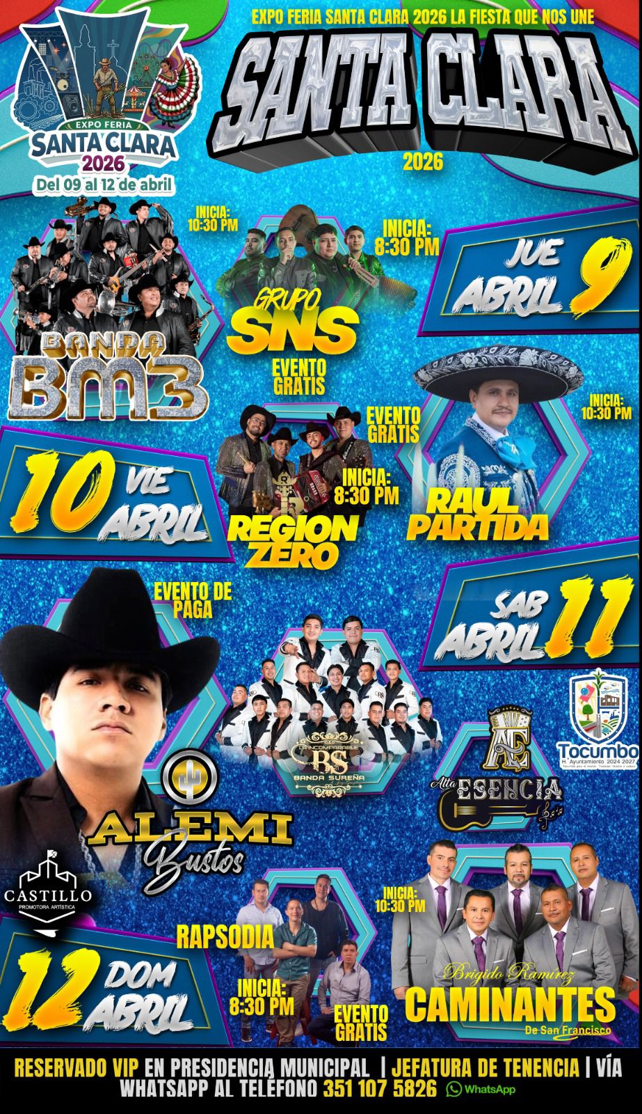 feria santa clara tocumbo 2026