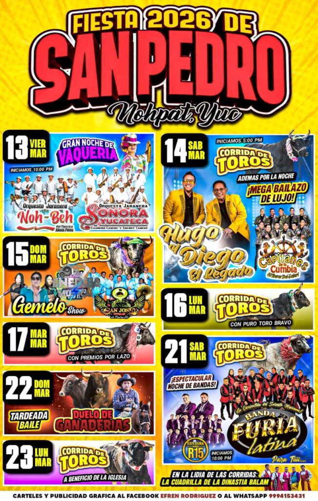 fiesta san pedro noh pat 2026