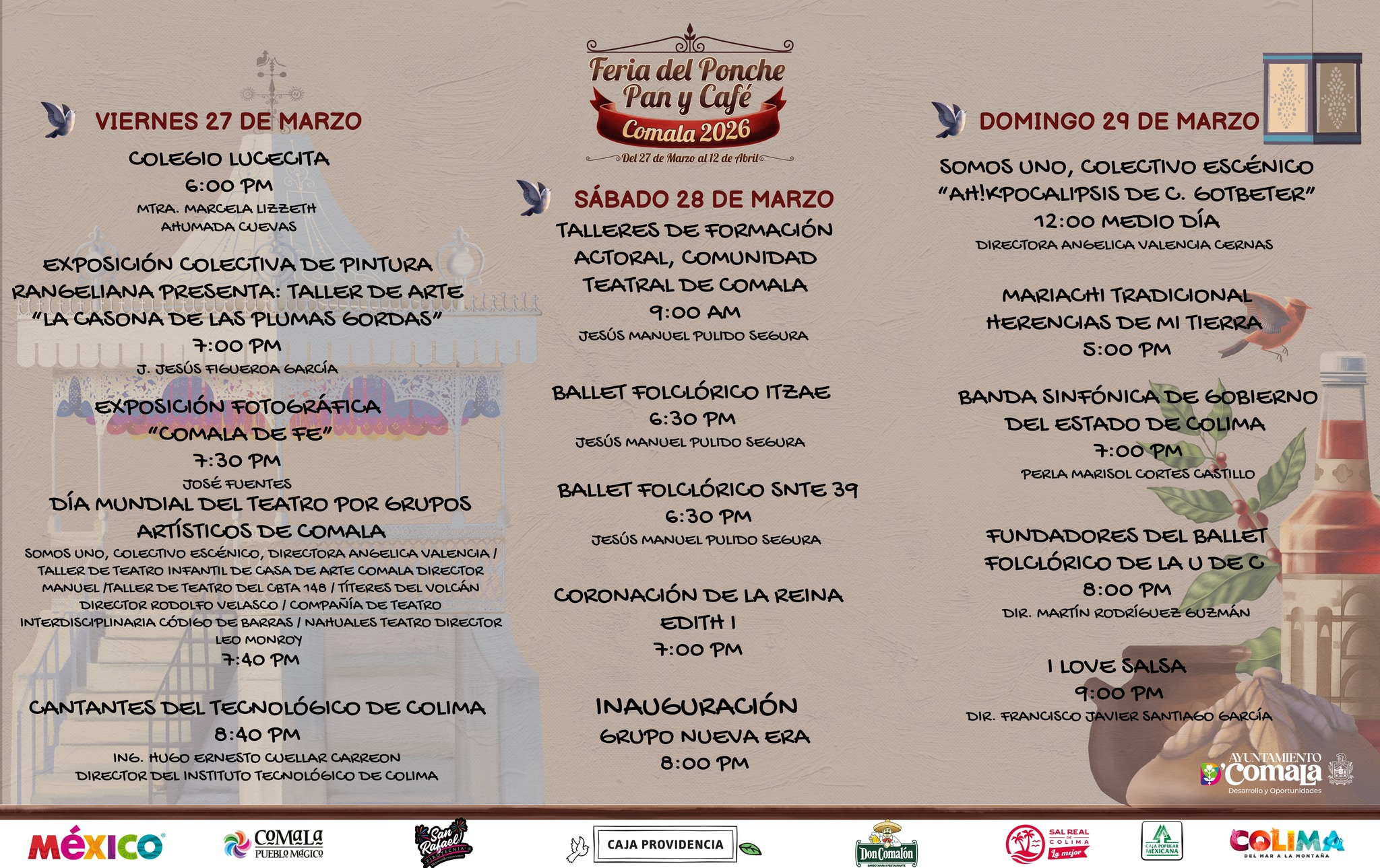 programa feria del ponche pan y café 2026