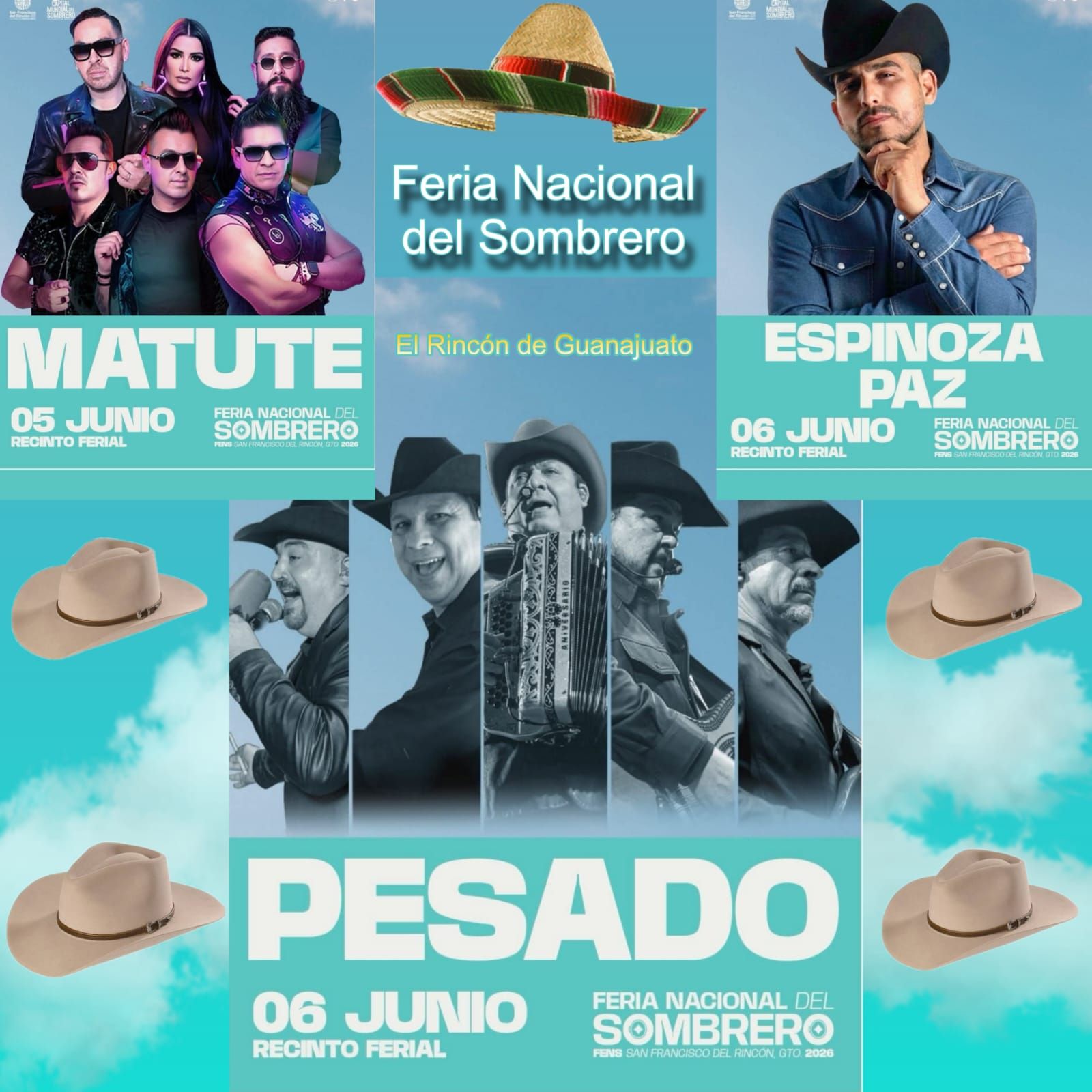artistas feria del sombrero 2026