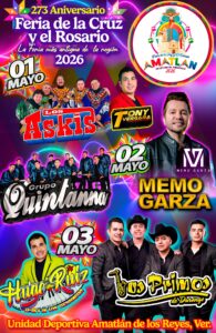 cartelera feria amatlán de los reyes 2026