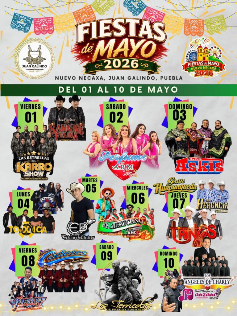fiestas de mayo nuevo necaxa 2026