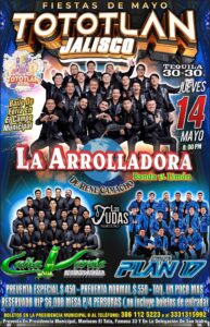 la arrolladora fiestas de mayo tototlán