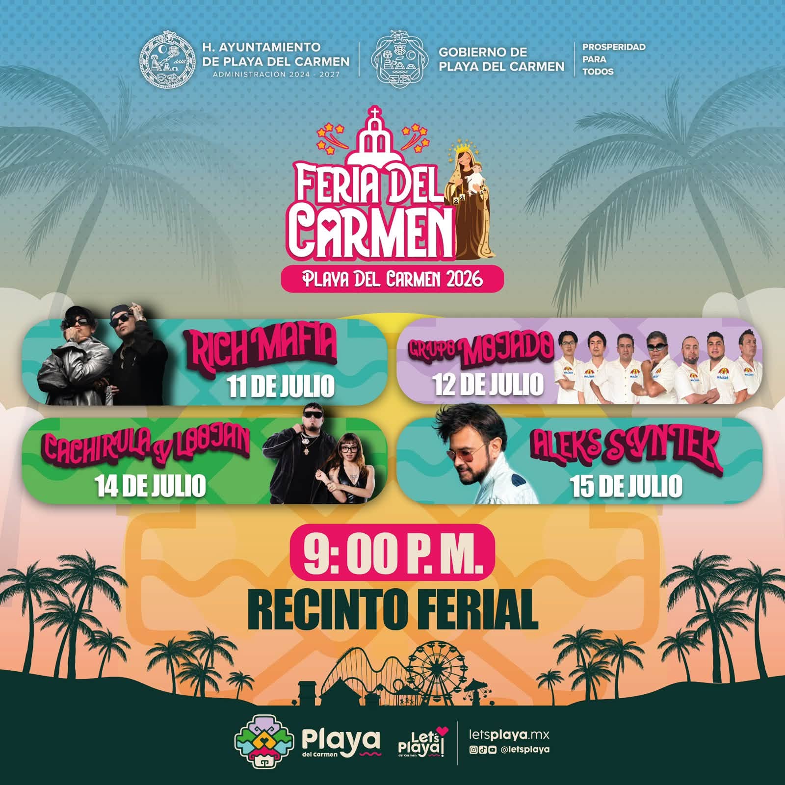 artistas feria playa del carmen 2026