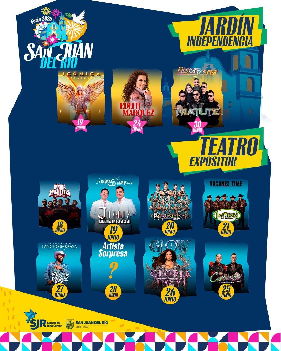 artistas feria san juan del río 2026